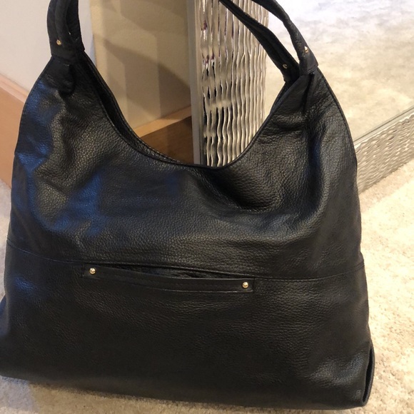 MICHAEL KORS BLACK LEATHER HOBO - Picture 6 of 11